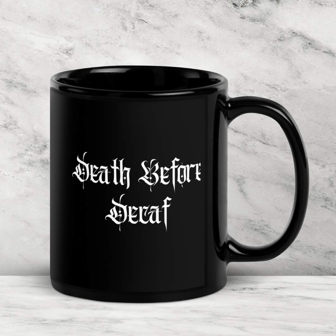 Death Before Decaf Mug